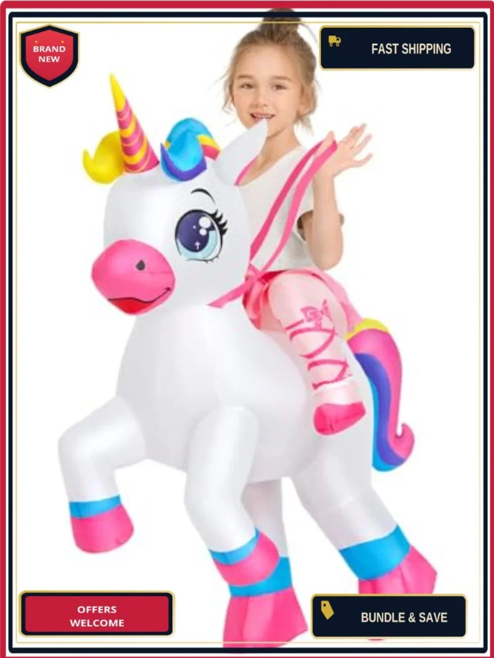 N/A inflatable unicorn